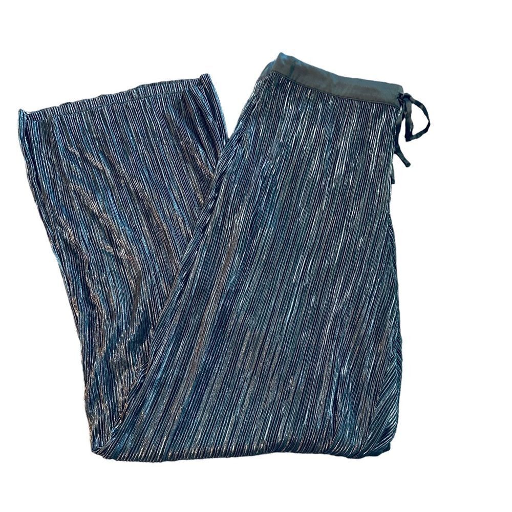 Victoria’s Secret Gray Silver Lounge Pj Bottoms Sz L